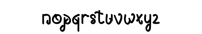 Lindha Font LOWERCASE