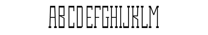 Line Charm Font UPPERCASE