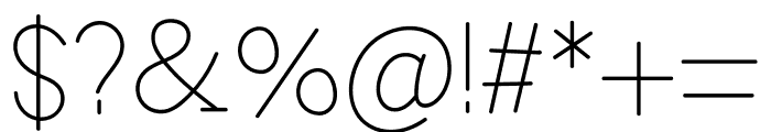 Line Sketch Font OTHER CHARS