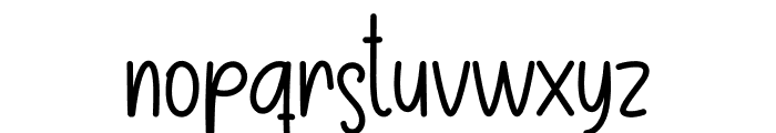Line Writing Font LOWERCASE