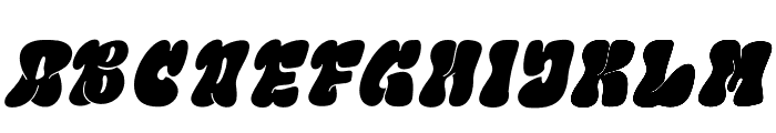 LineGravity-Italic Font UPPERCASE