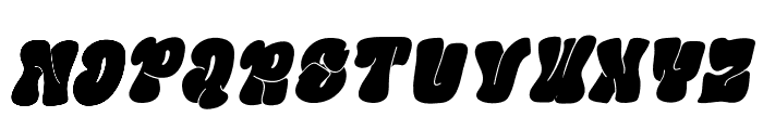 LineGravity-Italic Font UPPERCASE