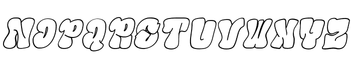 LineGravity-Italic Font LOWERCASE
