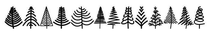 LineTree Font UPPERCASE