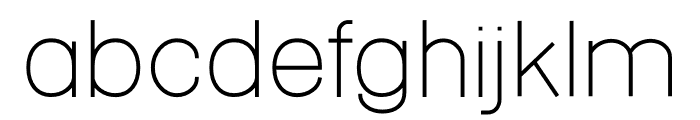 Linea Forte Font LOWERCASE