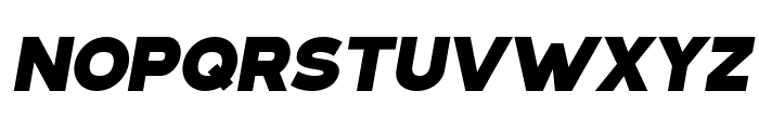 Linea Nova Black Italic Font UPPERCASE