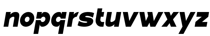Linea Nova Black Italic Font LOWERCASE