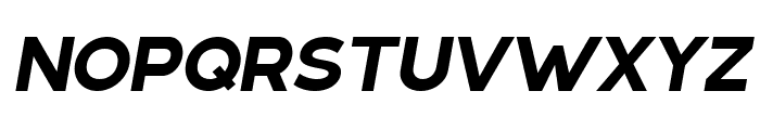 Linea Nova Bold Italic Font UPPERCASE