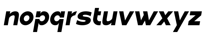 Linea Nova Extra Bold Italic Font LOWERCASE