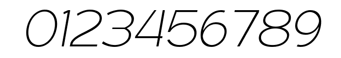 Linea Nova Extra Light Italic Font OTHER CHARS