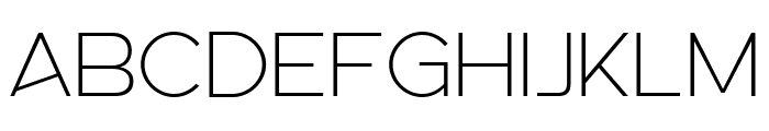 Linea Nova Extra Light Font UPPERCASE