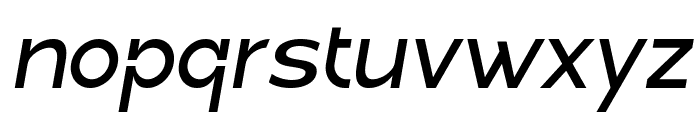 Linea Nova Medium Italic Font LOWERCASE