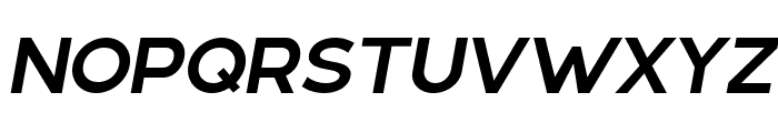 Linea Nova Semi Bold Italic Font UPPERCASE