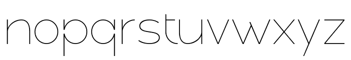 Linea Nova Thin Font LOWERCASE