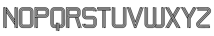 Linedery Font UPPERCASE