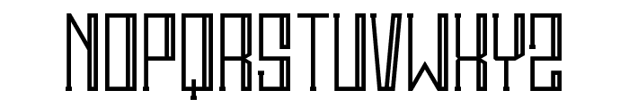 Lines Desyroge Font LOWERCASE