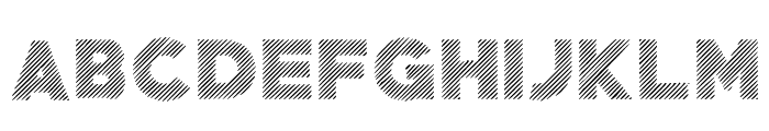 Lines Regular Font UPPERCASE