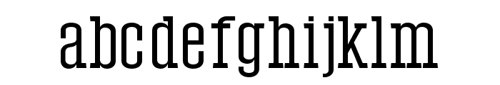 Linest regular Font LOWERCASE