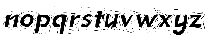 Linewleum Light Oblique Raw Font LOWERCASE