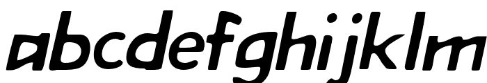 Linewleum Light Oblique Font LOWERCASE