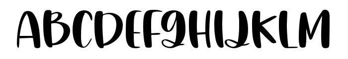 LingDown-Regular Font UPPERCASE