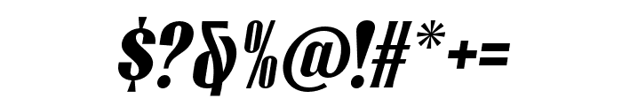 Lioney-Oblique Font OTHER CHARS