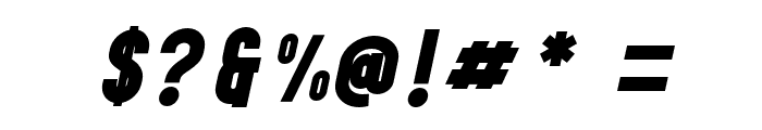 Liongate Bold Italic Font OTHER CHARS