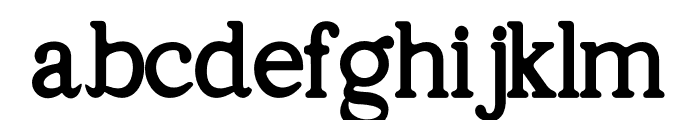 Lioren-Regular Font LOWERCASE