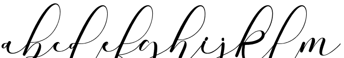 Lirathie-Regular Font LOWERCASE