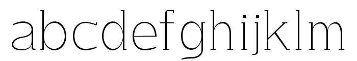 Lisandro-Regular Font LOWERCASE