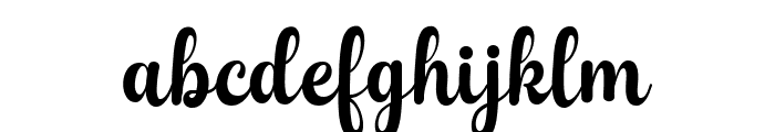 Liskiya Seholly Script Font LOWERCASE