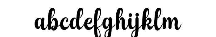 LiskiyaSehollyScript Font LOWERCASE