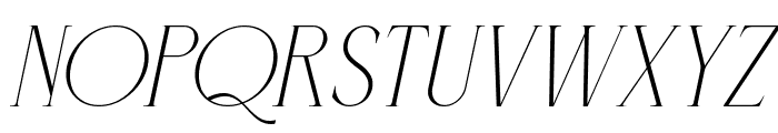 Listian Italic Font UPPERCASE