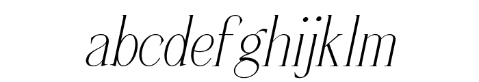 Listian Italic Font LOWERCASE