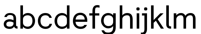 Literal-Regular Font LOWERCASE