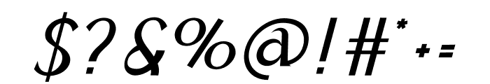 Little Aeons Bold Italic Font OTHER CHARS