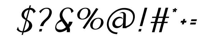 Little Aeons Italic Font OTHER CHARS