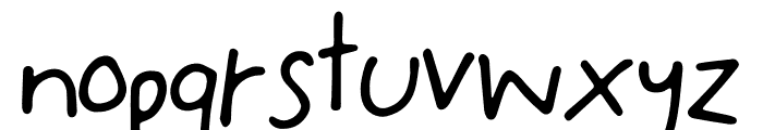 Little Ardour V Font LOWERCASE