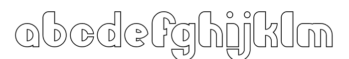 Little Atom-Hollow Font LOWERCASE