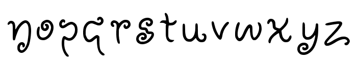 Little Chameleon Regular Font LOWERCASE