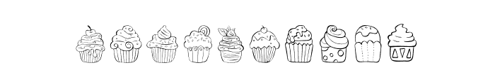 Little-Cupcake Font OTHER CHARS