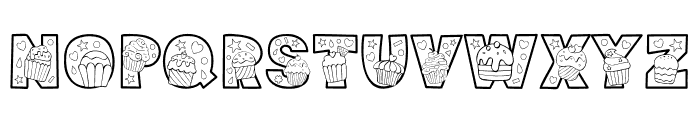 Little-Cupcake Font UPPERCASE