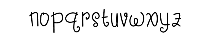 Little Dreams Font LOWERCASE