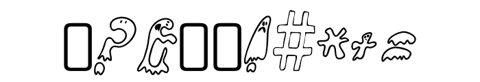 Little-Ghosts-Regular Font OTHER CHARS