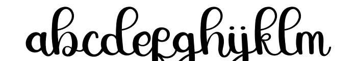 Little Girly Font LOWERCASE