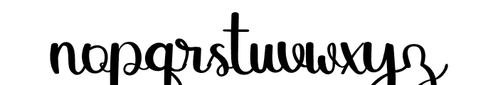 Little Girly Font LOWERCASE