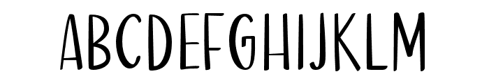 Little Gloster Font UPPERCASE