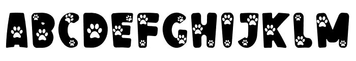 Little Kitty Font UPPERCASE