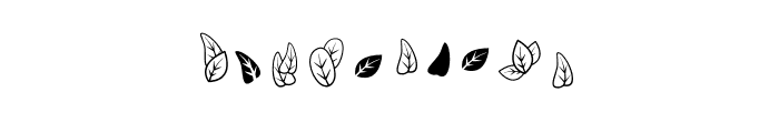 Little Leaves Font OTHER CHARS
