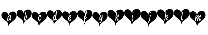 Little Love Font LOWERCASE